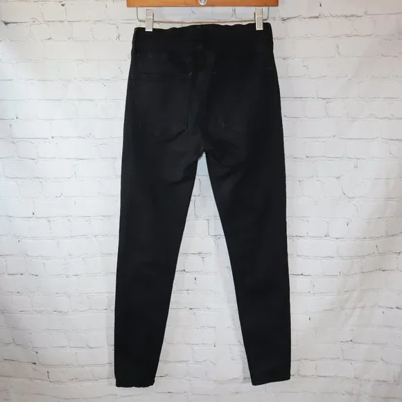 AGOLDE Filter Free Black High Rise Skinny Jeans Women's Size 25 - Picture 5 of 9